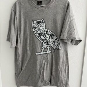 Gray OVO Owl T-shirt. XXL